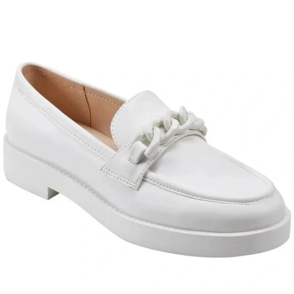 Marc Fisher Babbea Chain Loafer NWOB 6.5
